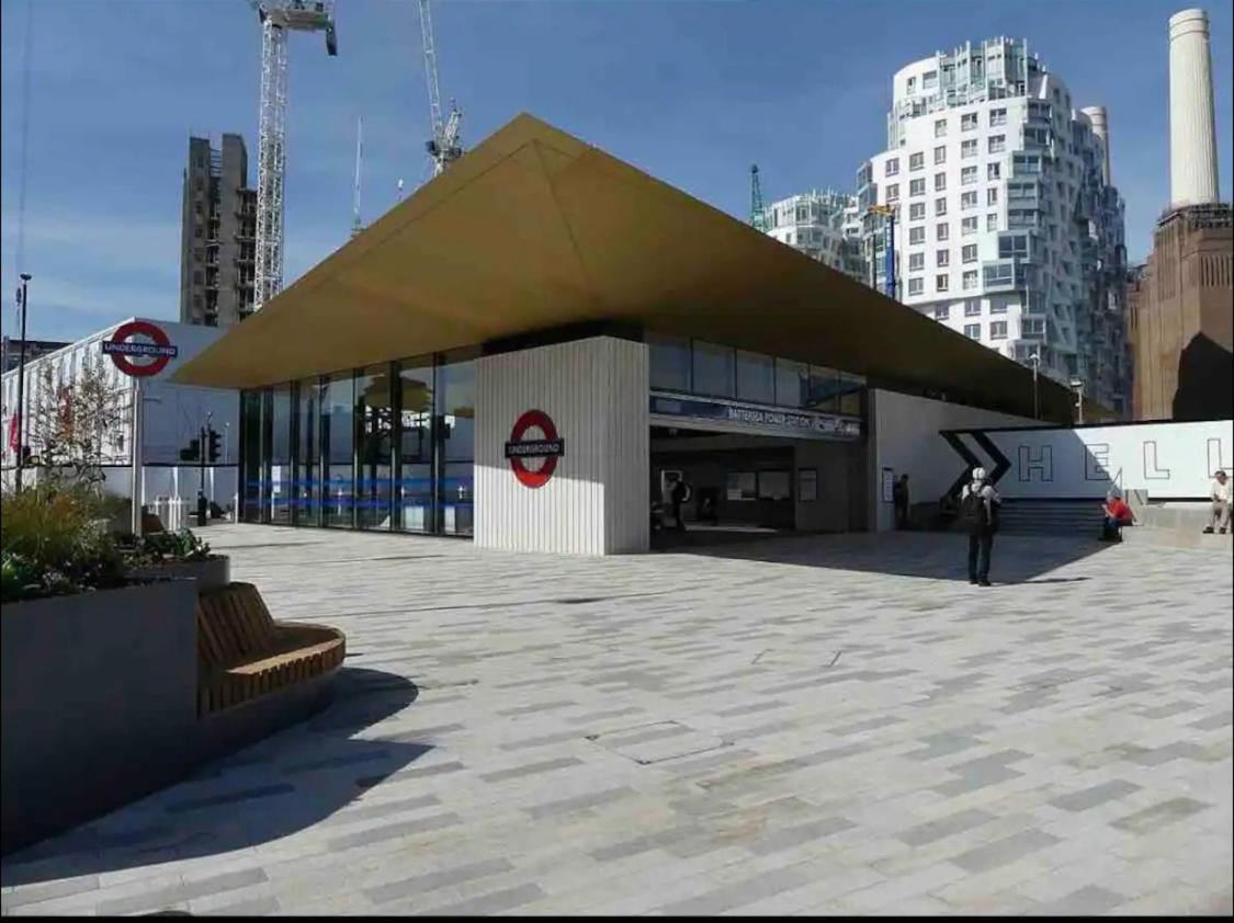 Central Location! Double Bedroom 2 Mins Walk From Battersea Power Underground Station! London Exterior photo